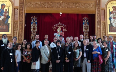Scholars from 10 countries at the Second International Symposium on Coptic Culture in the Cathedral of St George in Stevenage