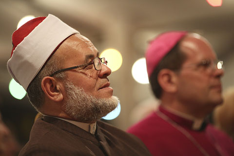 Mohamed Gamia, Sheikh of al-Azhar at the launch of the Caravan Festival