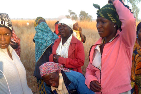 Northern states of Nigeria have experienced tragic inter-religious violence over the years. Here, mourners attend a funeral in Rikwe Chengu in the Kwal District of Plateau State where seven people were killed and at least four others injured when armed Fulani Muslims attacked the village. The victims, including a two-month-old baby, were given a mass burial on 3 December (Photos: CSW)