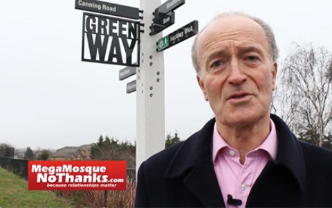 Newham-based Alan Craig, director of the MegaMosqueNoThanks campaign. Photo: Alan Craig