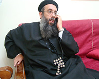 Abouna Filopater: ‘Copts are not afraid of anything.’ - Photo Jenny Taylor