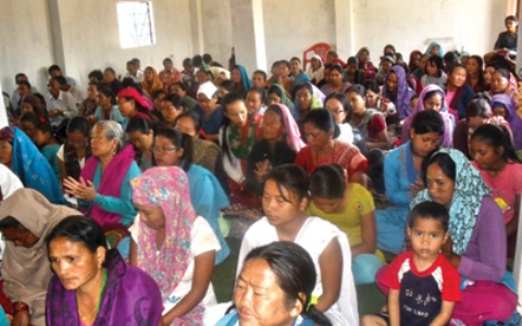 'Substantial growth’: Nepalese churches. Photo: Barnabas Fund