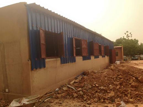 The temporary chapel of the Evangelical Church of the Niger Republic was inaugurated on 12 July. - World Watch Monitor