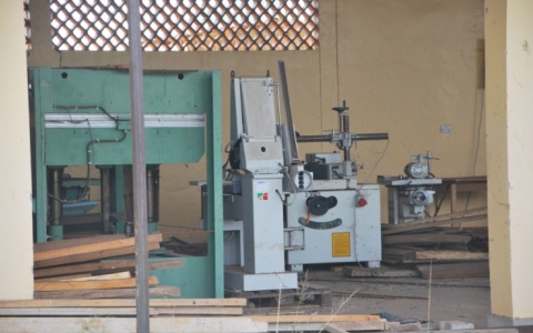 NUYDC:  Equipment lies idle and the grass is overgrown. Photo: Chris Ocowun