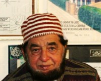 Jamme Masjid trustee Bashir Choudri with plans for the new mosque. Photo: Wilf Merttens