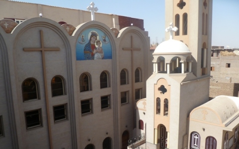 'Proper permissions.’ Much expanded Church of the Virgin Mary, Saragna 'Proper permissions.’ Much expanded Church of the Virgin Mary, Saragna